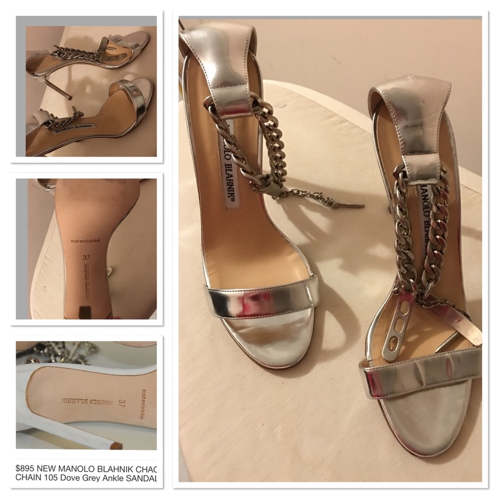 Brand new silver heels